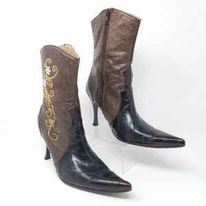 Lady Camp boot FASHION EXOTIC brown leather